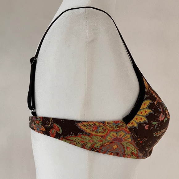 NEW SHAN BROWN FLORAL BIKINI - Picture 6 of 16